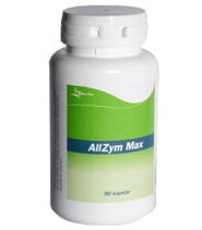 AllZym Max fr�n Alpha Plus. En bra matsm�ltning �r grunden f�r en lugn mage och en god h�lsa. AllZym Max �r fullsp�ckat med matsm�ltningsenzymer!