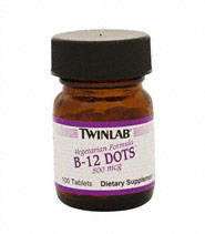 B-12 Dots, Vitaminer och mineraler - Twinlab