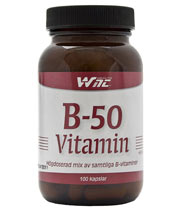 B-50 Vitamin, Vitaminer och mineraler - WNT