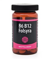 B6/B12/Folsyra 90 tabletter