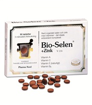 Bio-Selen med Zink fr�n Pharma Nord. I Bio-Selen+Zink anv�nds Pharma Nords egen patenterade selenj�st, SelenoPrecise�, med optimal upptaglighet.