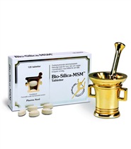 Bio-Silica & MSM fr�n Pharma Nord. N�r vi �ldras f�rlorar bindv�ven i styrka och elasticitet, vilket g�r att smidigheten minskar.