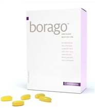 Borago Jamsrot fr�n Elexir Pharma. Ekologisk kallpressad gurk�rt med h�g halt GLA.