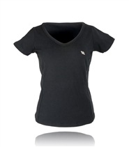 T-shirt V-ringad Back on Track