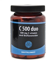 C500 Duo, Vitaminer och mineraler - Hela Pharma