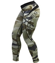 Camo long tights, Sport & tr�ning - Better Bodies