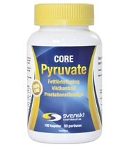 Core Pyruvate, Fettf�rbr�nning - Svenskt Kosttillskott