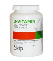 D-Vitamin Skip 120 kapslar