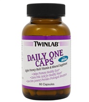 Daily One fr�n Twinlab. Daily One fr&aring;n Twinlab &auml;r ett h&ouml;gdoserat en om dagentillskott av viktiga vitaminer och mineraler.