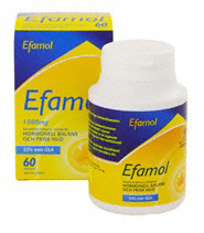 Efamol fr�n Max Medica. Efamol nattljusolja �r extra rik p� essentiella fettsyror i form av GLA - gammalinolensyra. F�r ditt v�lbefinnande!