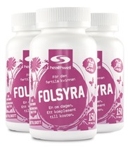 Folsyra 3-pack, H�lsa & V�lm�ende - HealthWell
