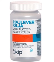 Hajleverolja 60 kapslar