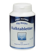 Kalktabletter, Vitaminer och mineraler - Alg-B�rje