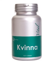 KvinnaVital fr�n Alpha Plus. KvinnaVital ger ett dagligt tillskott som anpassats speciellt f�r kvinnor �ver 45 �r.