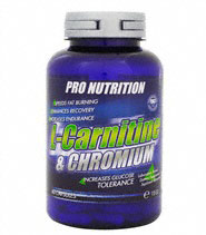 L-Carnitine & Chromium fr�n Pro Nutrition. En produkt f�r dig som vill h�lla en kontinuerligt god h�lsa med sunda blodsockerniv�er.