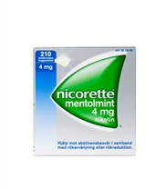 Nicorette Tuggummi Mentolmint 4 mg, H�lsa & V�lm�ende - Nicorette