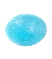 Oval power grip ball