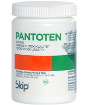 Pantoten, Vitaminer och mineraler - Skip Nutrition