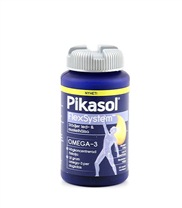 Pikasol Flexsystem fr�n Axellus. Pikasol Flexsystem �r en h�gkoncentrerad fiskolja samt vitaminer och mineraler som tillsammans st�der muskelfunktionen.