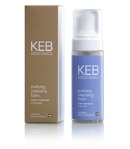 Purifying Cleansing Foam fr�n KEB Swedish Formula. En mild reng�ringsfoam som f�r din hy att k�nnas ren och frisk.