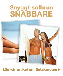 Betakaroten - Snyggt solbrun