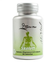 Skelett MerVital, Vitaminer och mineraler - Alpha Plus
