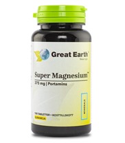 Super Magnesium 375 mg, Vitaminer och mineraler - Great Earth