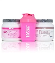 Tr�ningspaket f�r tjejer fr�n WNT. �terh�mtnings- och tr�ningspaketet f�r dig som �r aktiv tjej och str�var fram�t. Galet snygg rosa shaker p� k�pet!