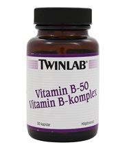 Vitamin B-50, Vitaminer och mineraler - Twinlab