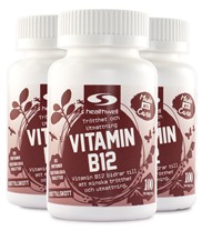 Vitamin B12 3-pack, Vitaminer och mineraler - HealthWell