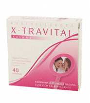 X-Travital Kvinna fr�n Acrilex Egenv�rd. X-Travital Kvinna fr�mjar kroppens naturliga balans, lust och v�lbefinnande.