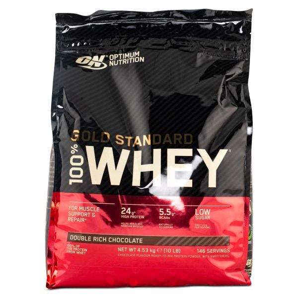 Optimum Nutrition 100% Whey Gold Standard, Choklad, 4545 g