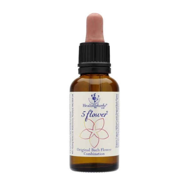 5 Flower Remedy Räddningsdroppar, 30 ml