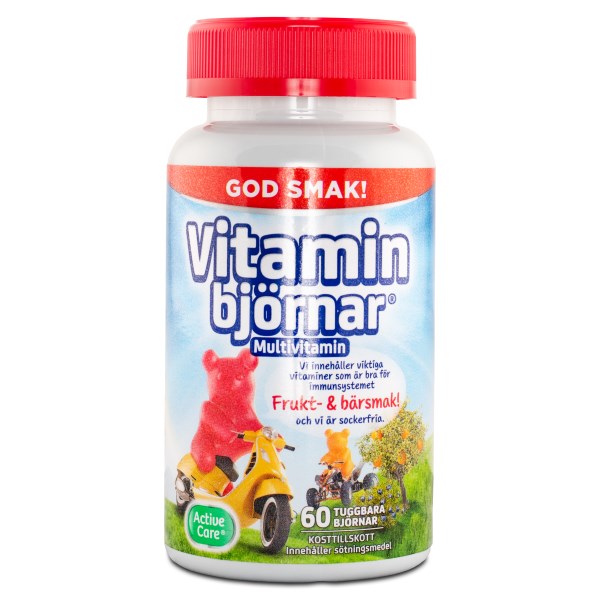 Active Care Vitaminbjörnar, 60 st.