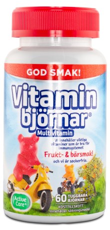 Miniatyrbild Active Care Vitaminbj�rnar, 60 st.