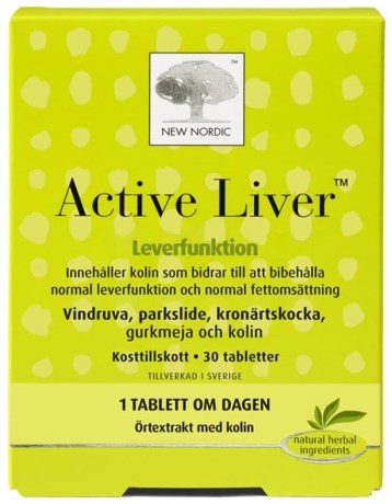 Miniatyrbild New Nordic Active Liver, 30 tabl