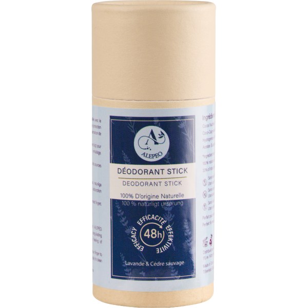 Alepeo Deodorant Stick Eco, 50 g, Lavende & Cedre