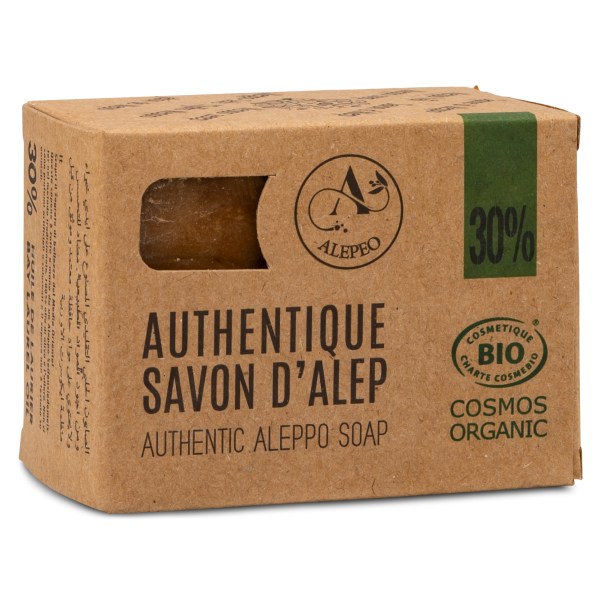 Alepeo Aleppo tvål 30% Lagerbärsolja, 200 g
