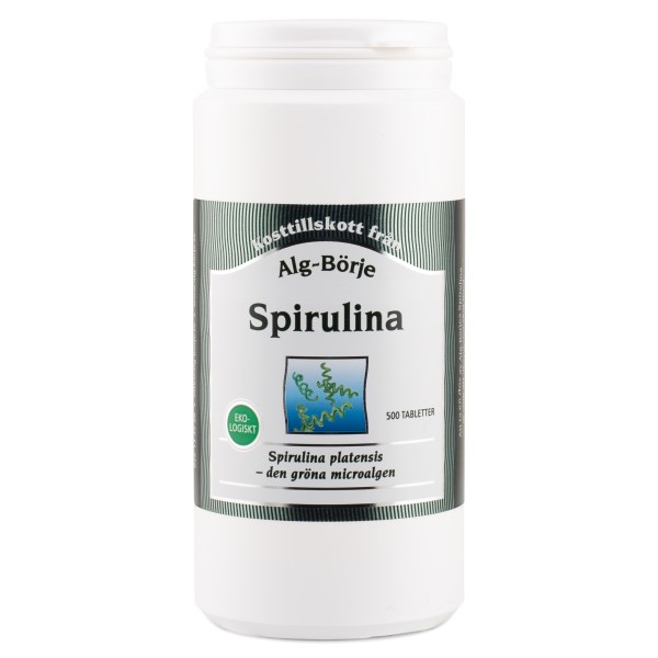 Alg-Börje Spirulina Eko, 500 tabl