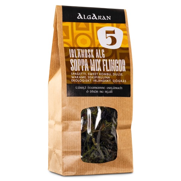 Algaran Irländsk Alg Soppa Mix Flingor Raw & Eko, 40 g