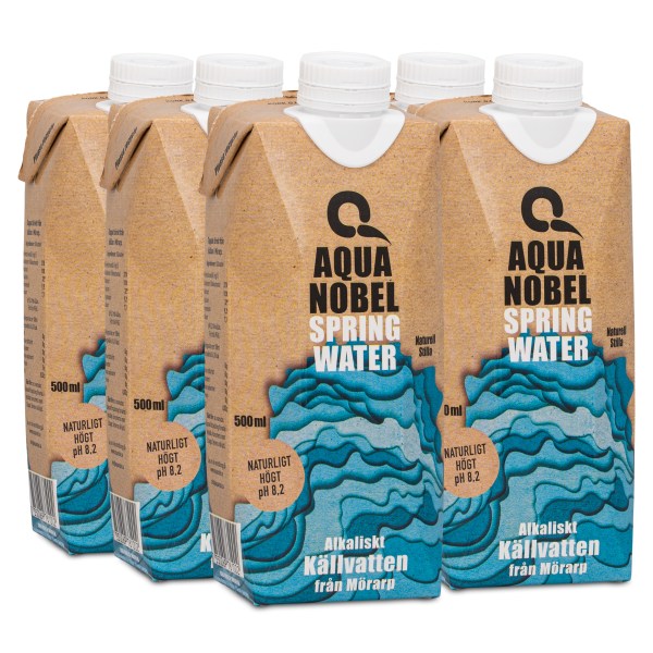 Alkalist källvatten Nude 500ml, Naturell, 6-pack