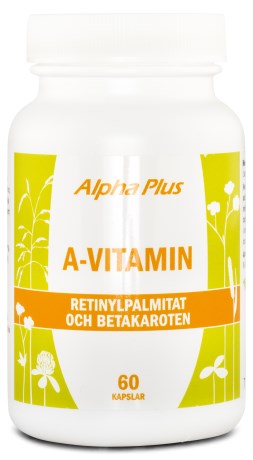 Miniatyrbild Alpha Plus A-vitamin, 60 kaps