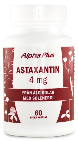 Miniatyrbild Alpha Plus Astaxantin 4 mg, 60 kaps