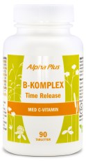 Miniatyrbild Alpha Plus B-komplex Time Release, 90 kaps