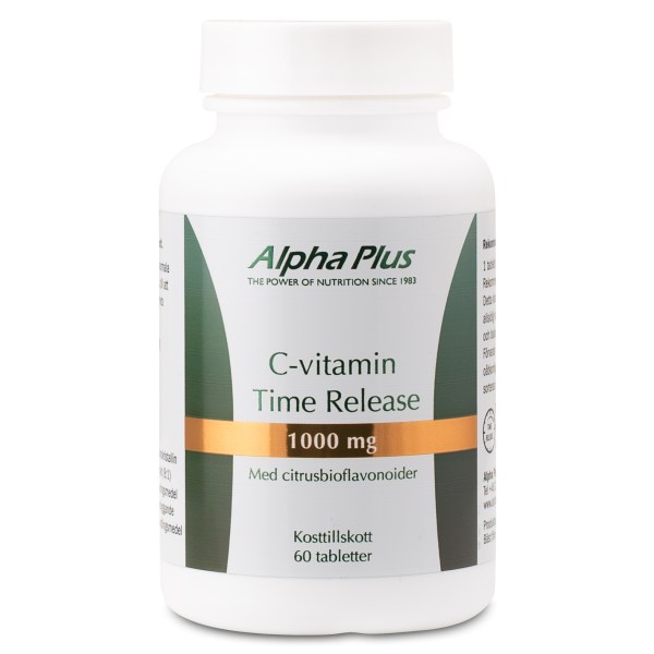 Alpha Plus C-Vitamin Time Release 1000 mg, 60 tabl