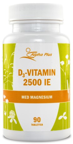 Miniatyrbild Alpha Plus D3 Vitamin 2500 IE, 90 tabl