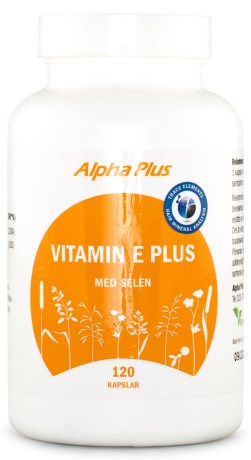 Miniatyrbild Alpha Plus HMA Vitamin E Plus, 120 kaps