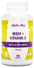 Miniatyrbild Alpha Plus MSM + Vitamin C, 90 tabl
