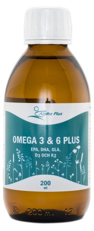 Miniatyrbild Alpha Plus Omega 3 & 6 Plus, 200 ml