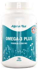Miniatyrbild Alpha Plus Omega-3 Plus, 75 kaps